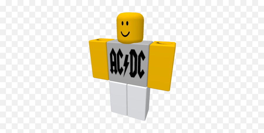 Acdc Logo Black - Brick Hill Happy Emoji,Ac Dc Logo