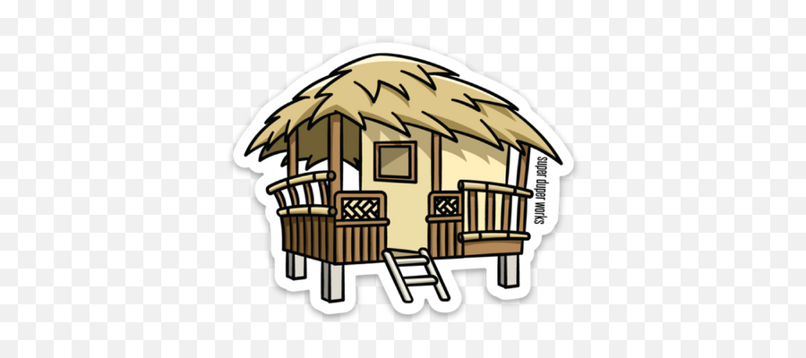 The Bahay Kubo Sticker Super Duper Works Reviews On Judgeme Emoji,Treehouse Clipart