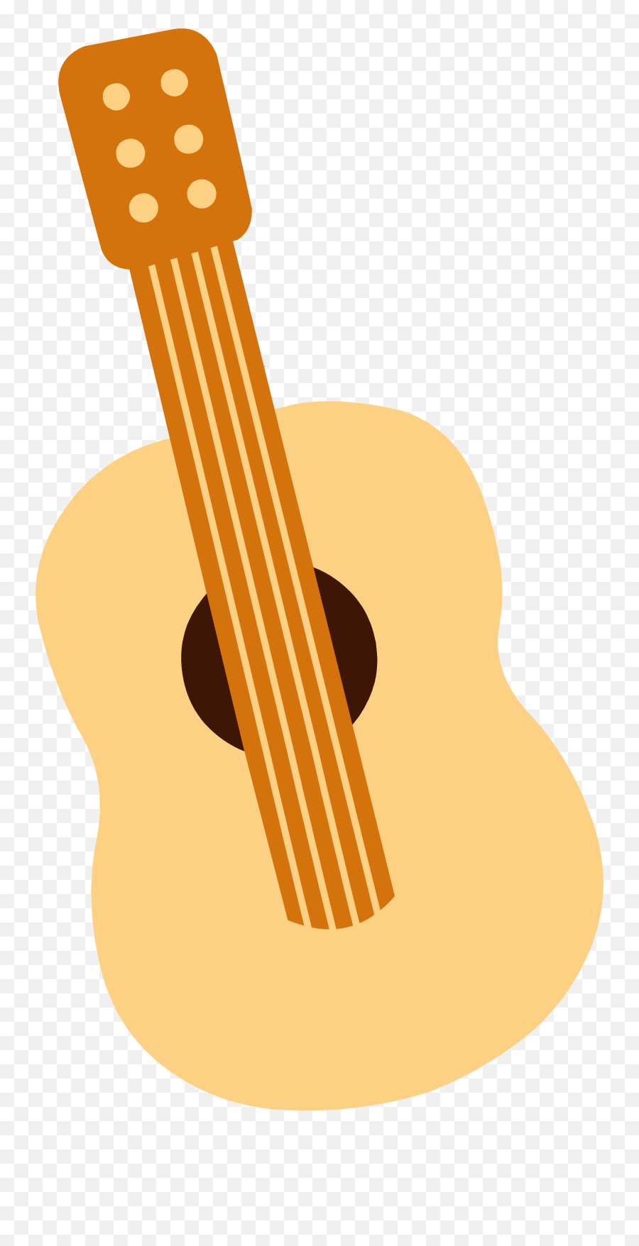 Guitar Clipart 2 - Cute Clipart Guitar Cartoon Emoji,Guitar Clipart