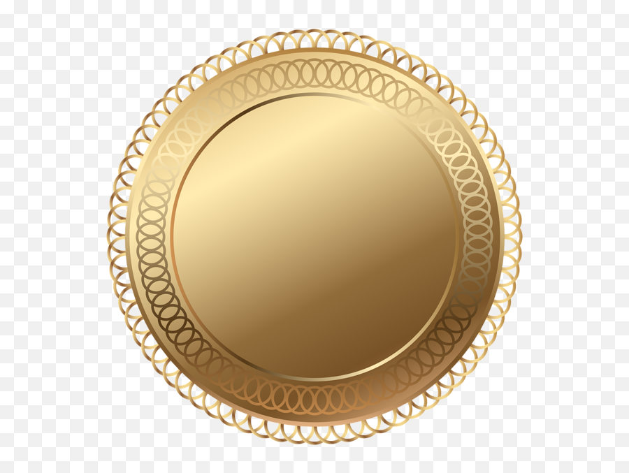 Deco Seal Badge Png Clip Art Image Clip Art Art Deco - Transparent Golden Badge Emoji,Badge Clipart