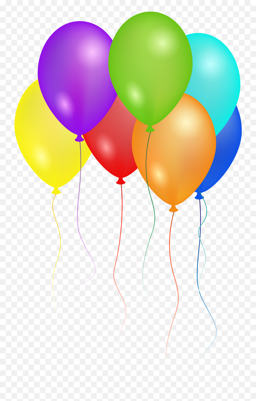 Balloons Free Png Transparent Image - Transparent Background Balloon Transparency Emoji,Free Transparent Background