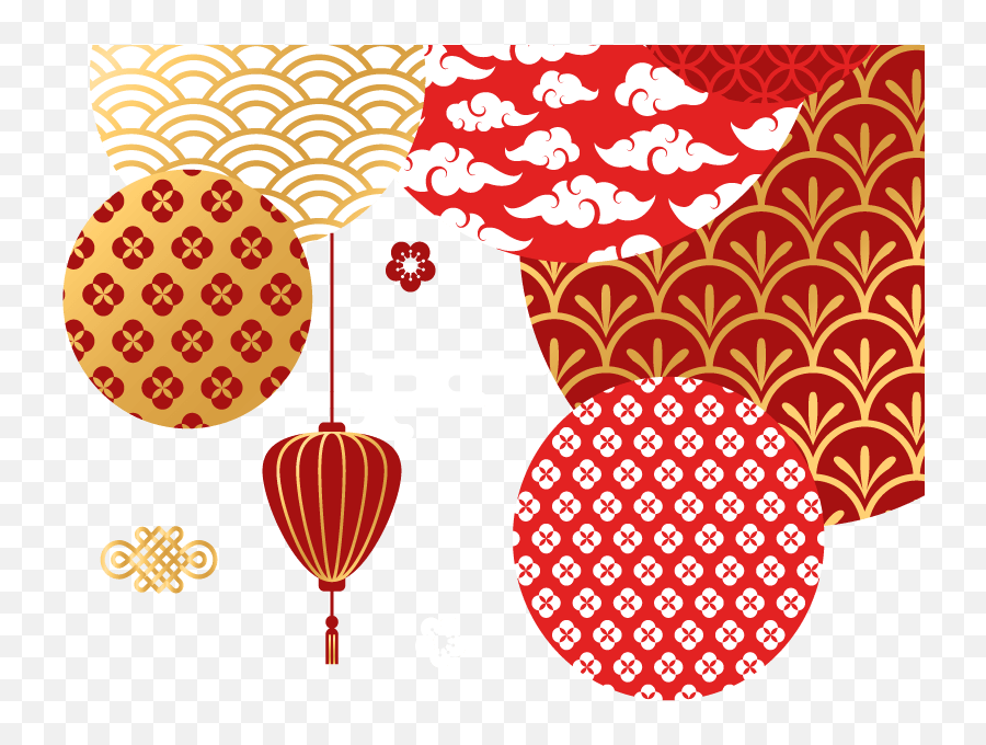 Chinese New Year Decorative Lantern Png Clipart Png Mart - Chinese New Year 2019 Transparent Emoji,New Clipart