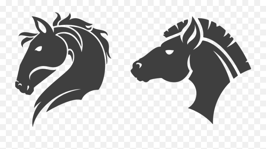 Mustang Stallion Logo Clip Art - Horse Face Logo Vector Horse Vector Face Emoji,Mustang Clipart
