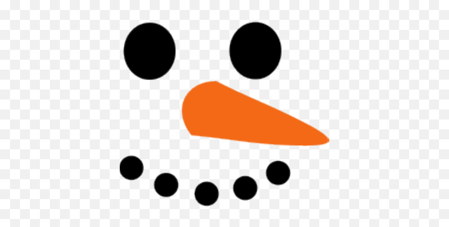 Deluxe Snowman Face Clipart Snowman - Template Printable Snowman Face Emoji,Roblox Clipart