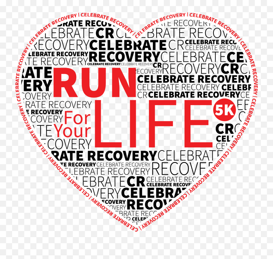 Databar Events - Run For Your Life 5k Language Emoji,Celebrate Recovery Logo