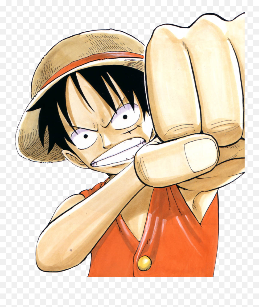 One Piece Luffy Transparent Png Image - Colored Monkey D Luffy Manga Emoji,Luffy Png
