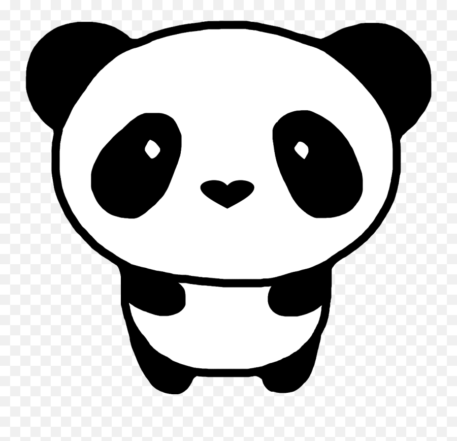 Bear Red Baby Pandas Clip Art - Easy Cute Panda Drawing Emoji,Panda Clipart