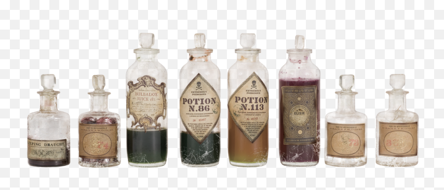 Potion Bottles Transparent Png - Apothecary Outfit Emoji,Potion Bottle Clipart