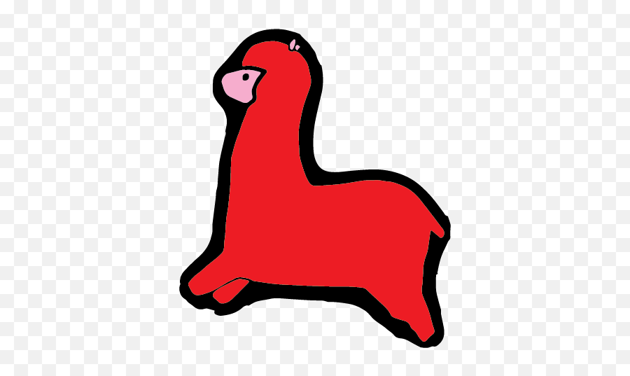 Redalpacatag - Animal Figure Emoji,Alpaca Clipart