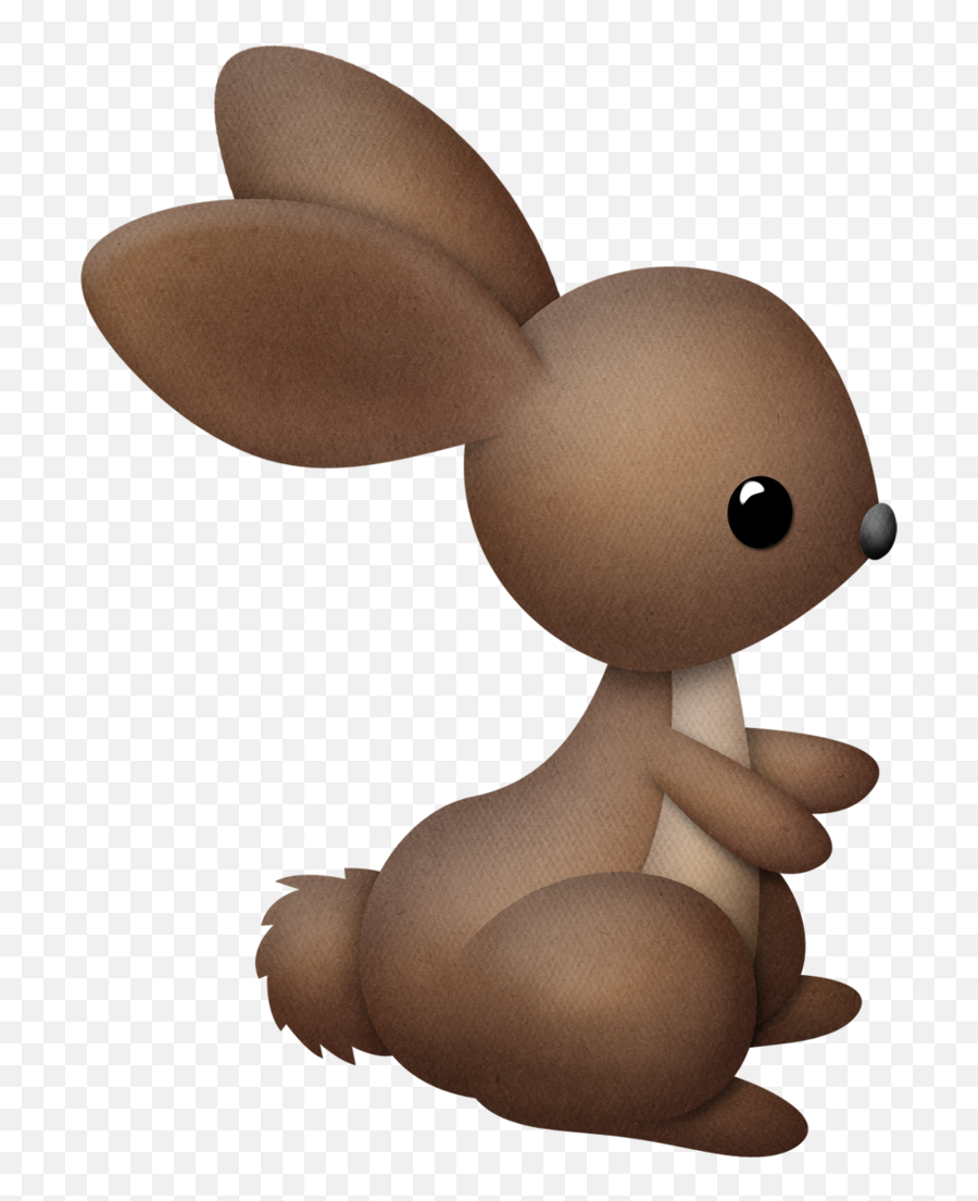 Cute Animal Clipart Cute Clipart Easter Colouring - Brown Cute Forest Animals Cartoon Transparent Emoji,Cute Animal Clipart