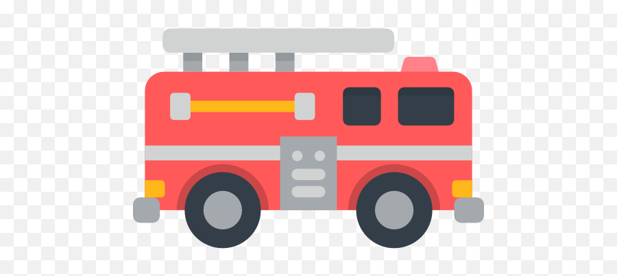 Fire Truck Png Image - Vector Fire Truck Icon Emoji,Fire Truck Png