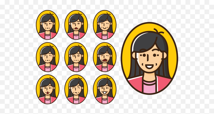Mommy Emotions Expression Vector 126996 - Download Free Expression Vector Png Emoji,Mom And Dad Clipart