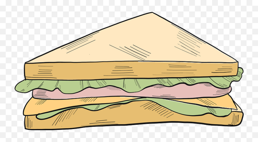 Sandwich Clipart Free Download Transparent Png Creazilla - Horizontal Emoji,Sandwich Clipart