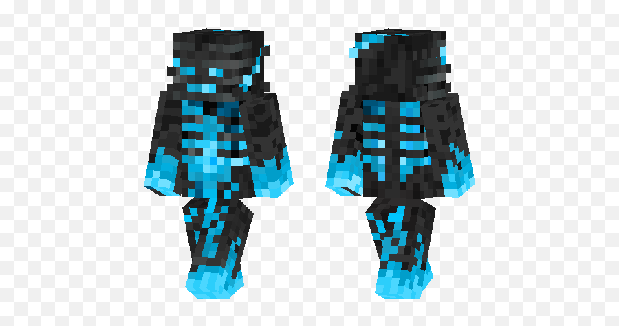 The Warped Wither Skeleton Minecraft Pe Skins - Wither Skeleton Skin Minecraft Emoji,Minecraft Skeleton Png