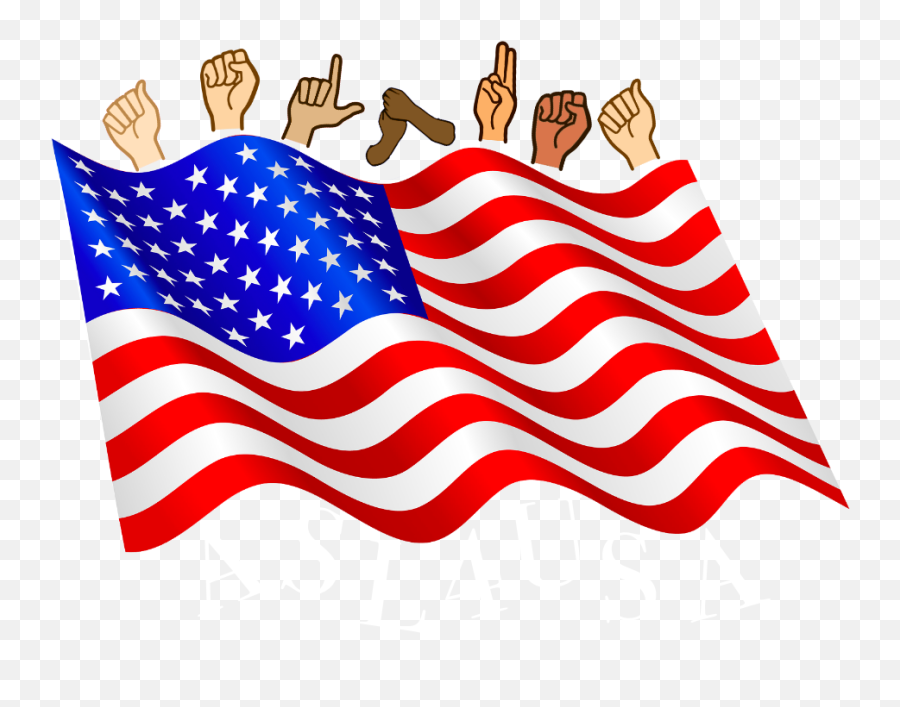 Home - Asl4usa Waving Usa Flag Silhouette Emoji,Iupui Logo