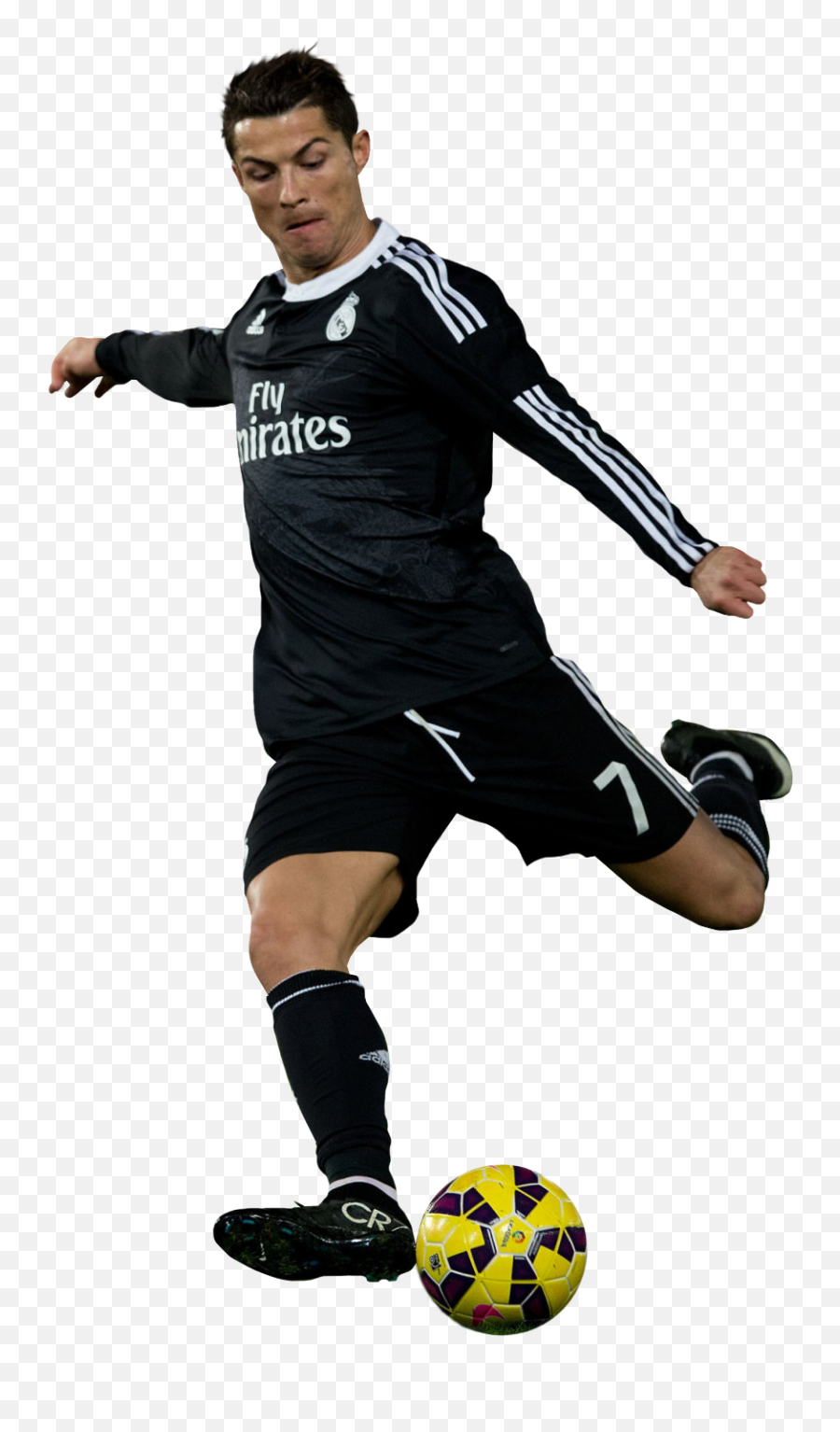 Download Real Cristiano Portugal Madrid Ronaldo Football - Cristiano Ronaldo Without Background Emoji,Football Player Clipart