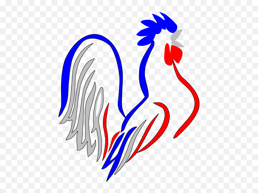 French Rooster Clip Art At Clkercom - Vector Clip Art Le Coq France Symbol Emoji,Rooster Clipart