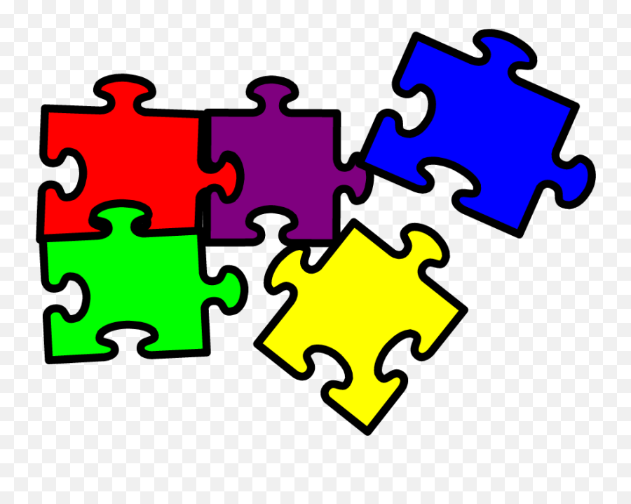 Jigsaw Puzzles Clip Art - Puzzles Clipart Emoji,Puzzle Clipart