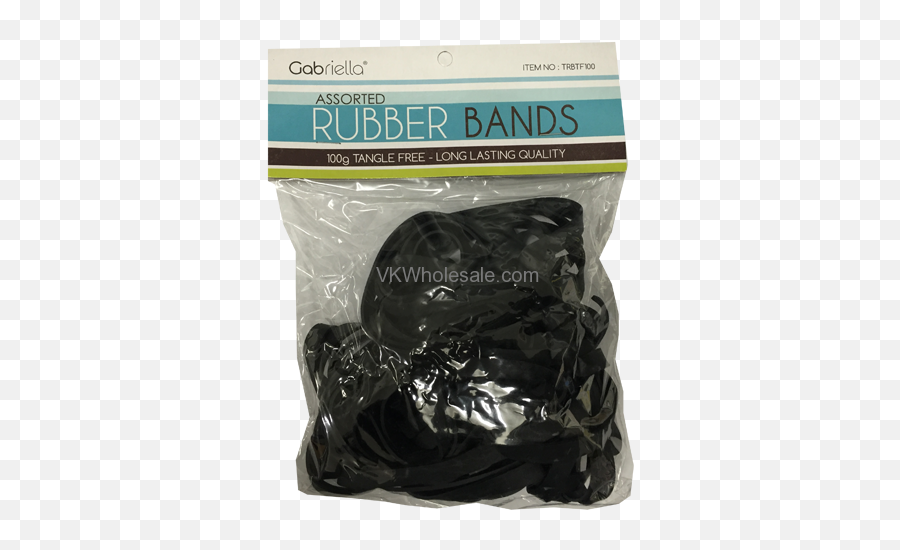 Black Assorted Rubber Bands 100g Tangle Free 12 Pk Emoji,Rubber Band Png
