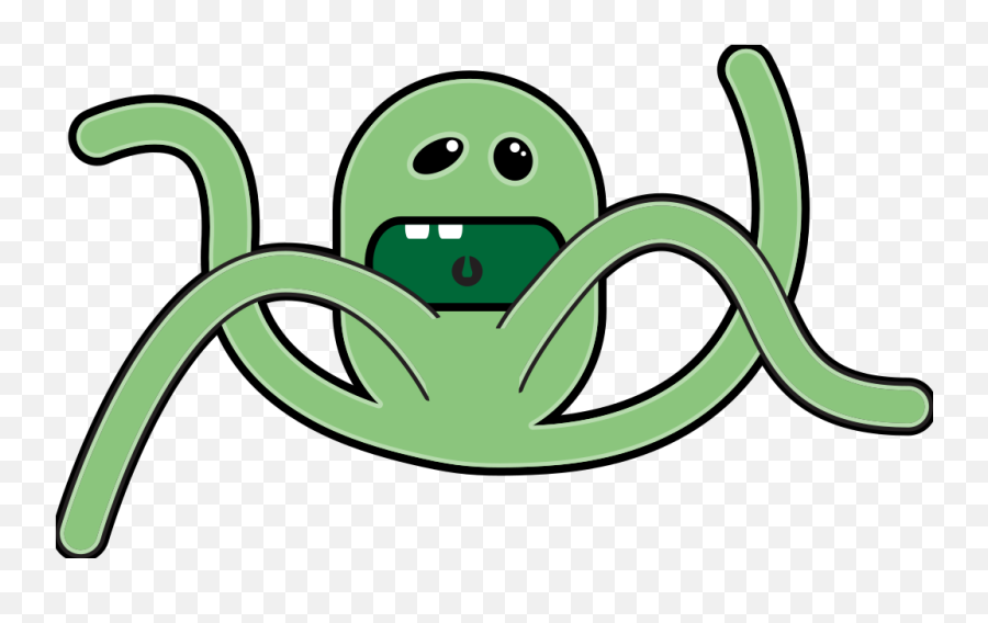 Cartoon Tentacle Monster Png Svg Clip - Sea Monsters Clip Art Emoji,Monster Png