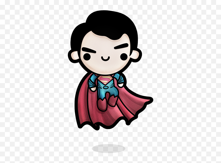 Little Man Of Steel On Behance - Superman Cartoon Drawing Black Emoji,Man Of Steel Logo