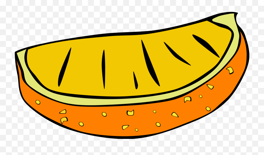 Fast Food Snack Orange Slice - Orange Clip Art Emoji,Orange Clipart