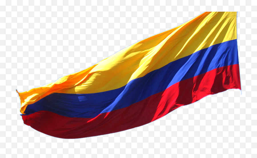 Flag Of Colombia Png Png Image With No - Waving Colombia Flag Png Emoji,Colombia Flag Png