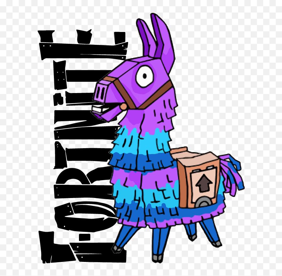 Fortnite Llama Png Image Background - Fortnite Llama Clipart Emoji,Fortnite Llama Clipart