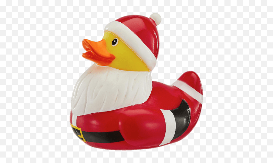 Santa Claus Rubber Duck Transparent Png - Rubber Ducky Santa Clause Emoji,Rubber Duck Transparent