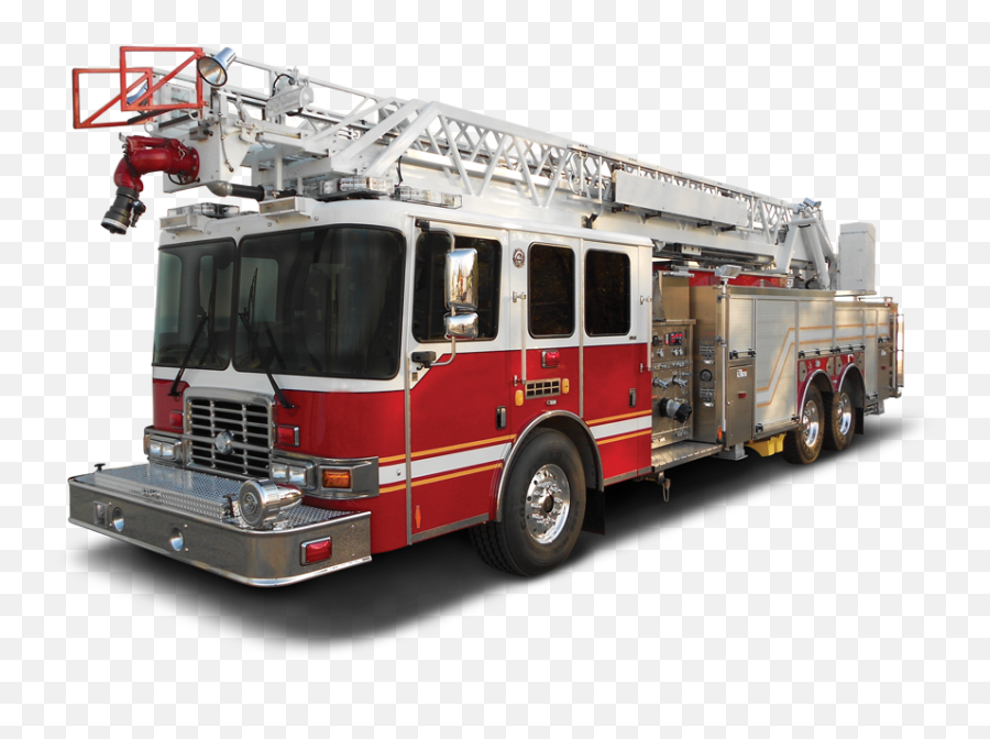 Fire Brigade Truck Png Image With - Fire Truck Transparent Background Emoji,Fire Truck Png