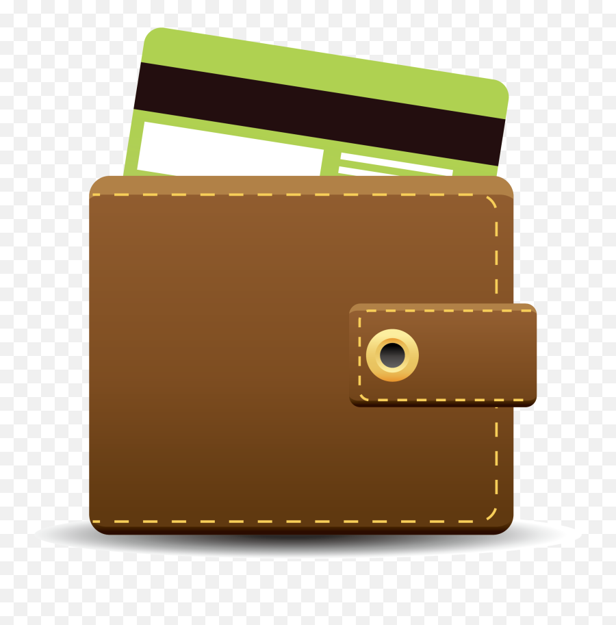 Vector Wallet Computer File Money Free Transparent Image Hd - Wallet Vector Free Png Emoji,Computer Icon Transparent