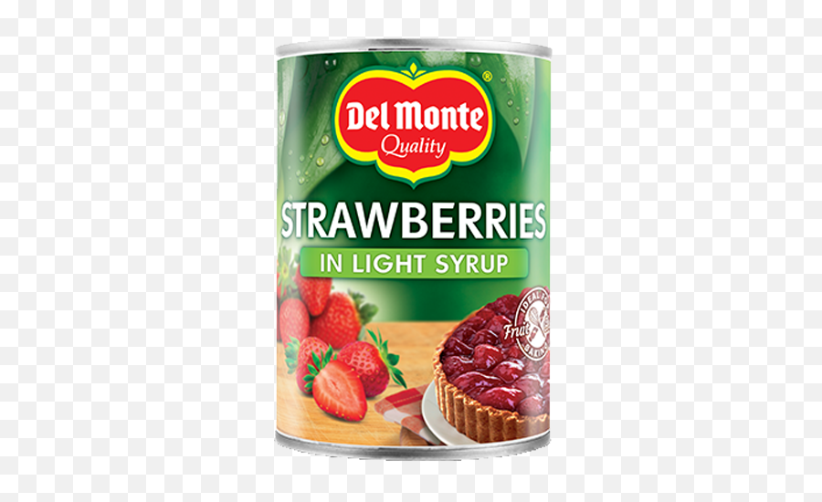 Strawberries In Light Syrup - Del Monte Peach Halves In Syrup 420g Emoji,Strawberries Png