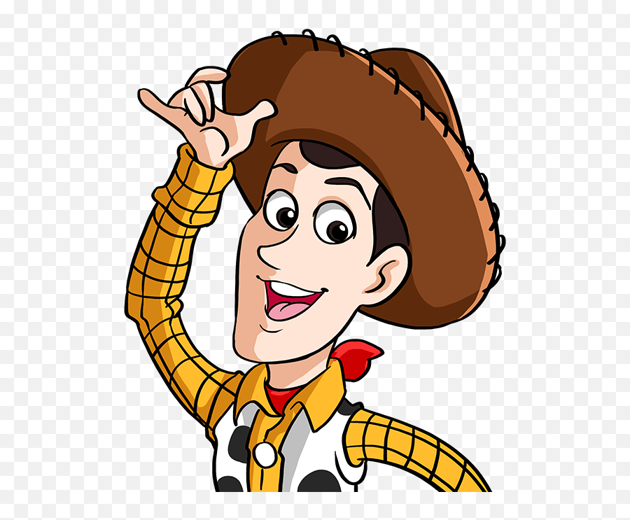 How To Draw Woody From Toy Story - Really Easy Drawing Tutorial Woody Toy Story Drawing Easy Emoji,Toy Story 4 Clipart