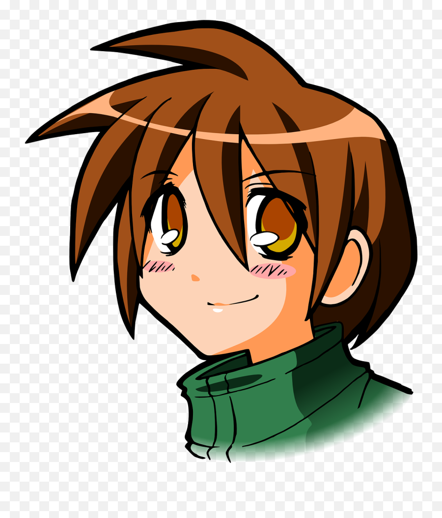 Boy Teenager Teen Brown Hair Png Picpng - Anime Cartoon Boy Png Emoji,Cartoon Hair Png