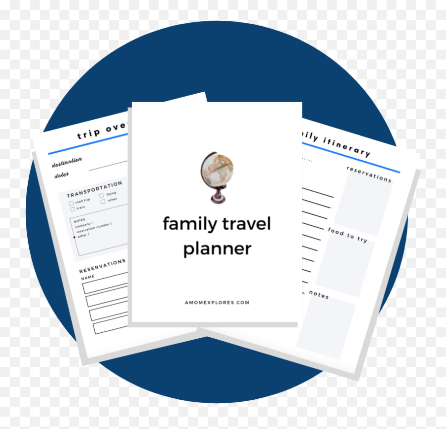 Family Travel Planner A Mom Explores Emoji,Planner Png