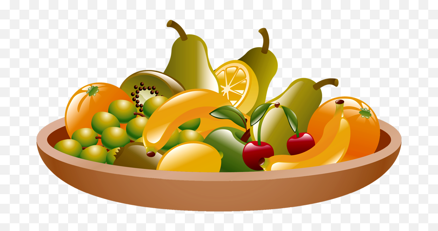 Photoshop Food Clipart Yummy Snacks Eat - Transparent Cartoon Fruit Bowl Emoji,Food Clipart