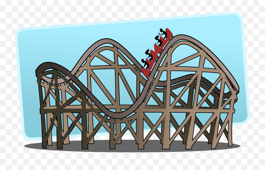 Download Clip Art Roller Coaster Clip - Horizontal Emoji,Roller Coaster Clipart