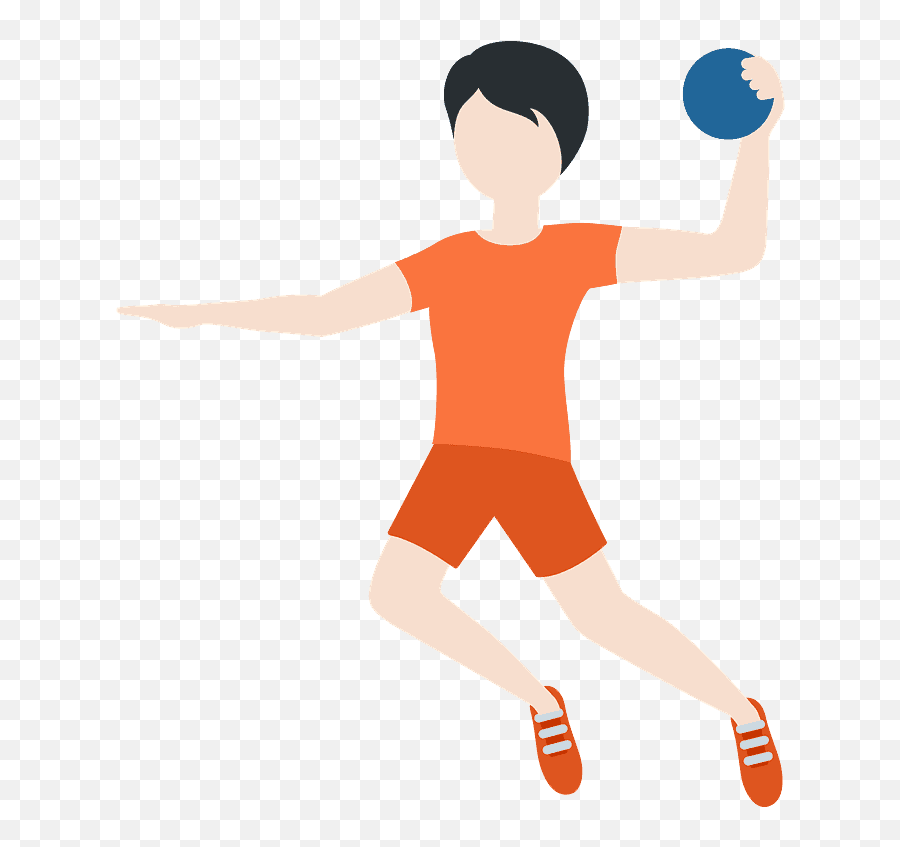 Person Playing Handball Emoji Clipart Free Download,What Clipart