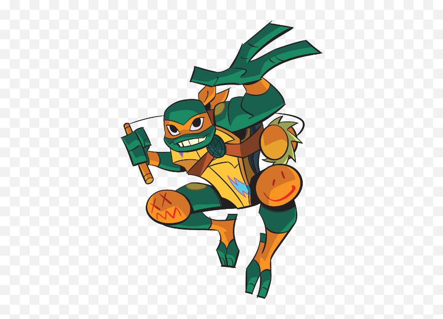 Teenage Mutant Ninja Turtles Tmnt Weapon Michelangelo Dark Emoji,Nunchucks Png