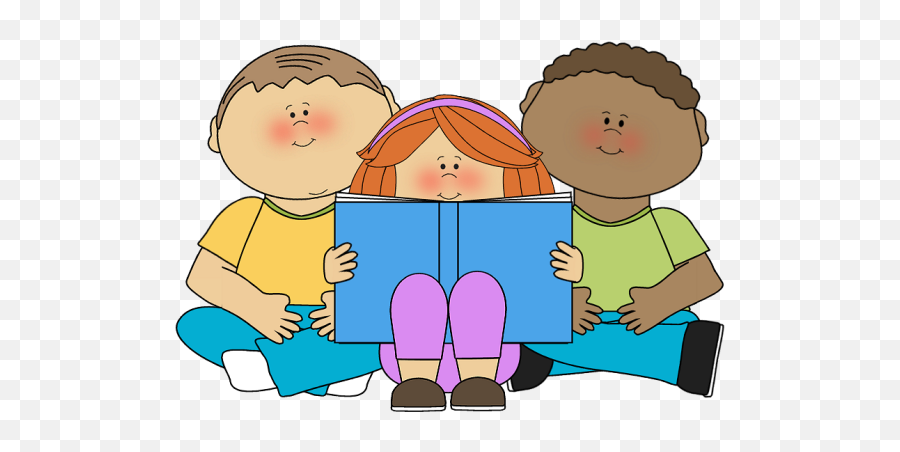 Library Of Students Reading Books Png - Students Reading Clipart Emoji,Reading Clipart