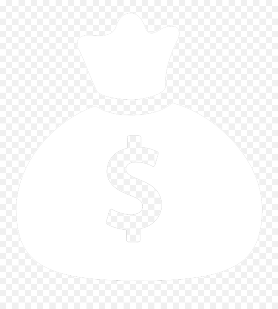 Download Save Big Money On Your Purchase - White Money Bag Transparent Money Icon Png White Emoji,Money Bag Png