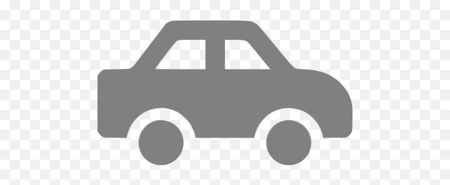 Gray Car Icon - Car Icon In Grey Emoji,Car Transparent