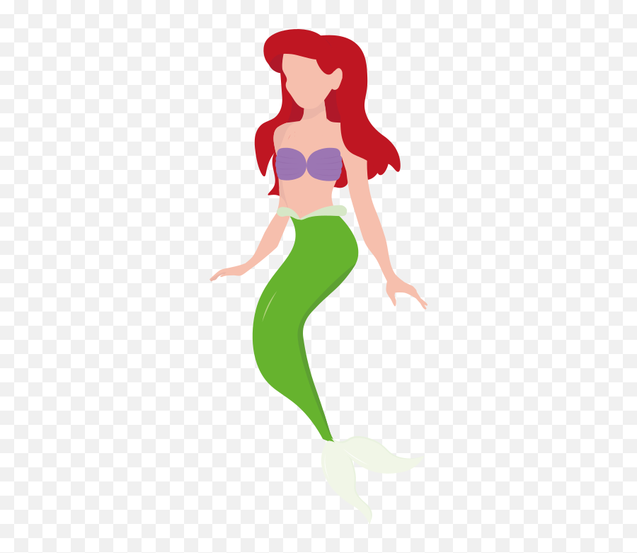 Female Mermaid Clipart Free Svg File - Mermaid Emoji,Mermaid Clipart