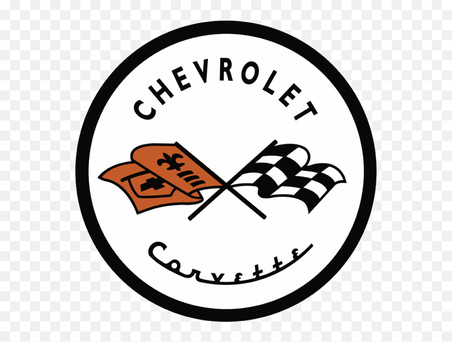 Corvette 1953 Logo Clipart - Chevrolet Corvette Emoji,Corvette Logo