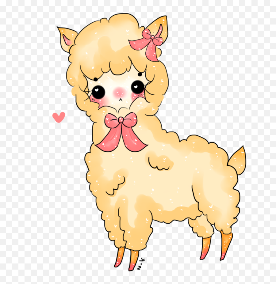 Cute Clipart Llama Picture - Llama Cartoon Png Emoji,Cute Llama Clipart