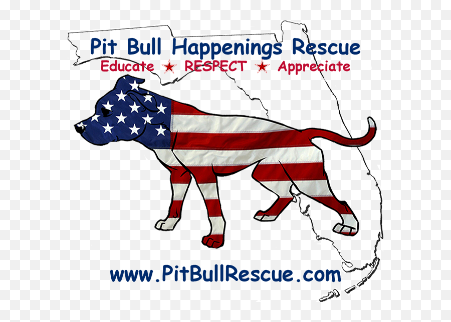 Pit Bull Dog Rescue In Florida - Pitbull Resc Emoji,Dog Logos