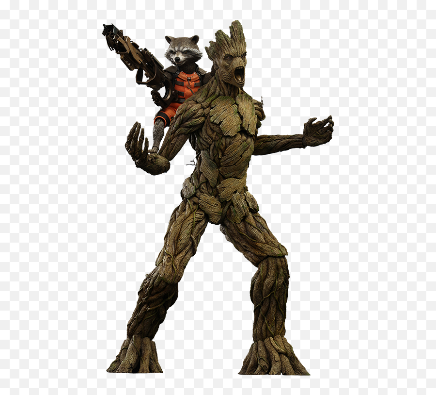 Sideshow Collectibles - Hot Toys Groot Emoji,Guardians Of The Galaxy Logo