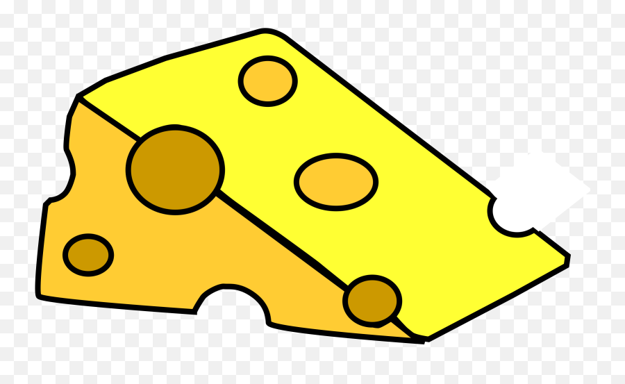 Cheese Slice Clipart Drawing Free Image - Cheese Clipart Emoji,Drawing Clipart