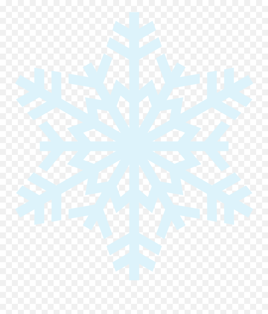 White Snowflake Clipart No Background - Snowflake White Png Emoji,Snowflakes Clipart