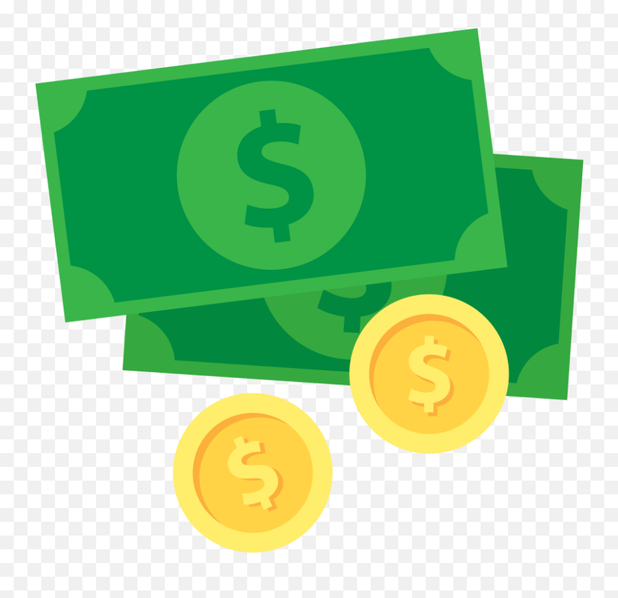 Money Flat Icon - Flat Money Icon Png Emoji,Money Icon Transparent